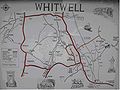 A pictoral map if Whitwell.