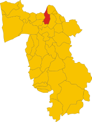 Bientina - mapa