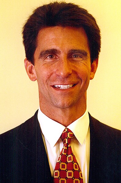 Mark Leno as a member of the SF Board of Supervisors in his office at City Hall, 1999.