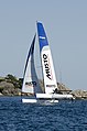 * Nomination M32-boat on one hull during Match Cup Norway 2018.--Peulle 07:26, 20 August 2018 (UTC) * Promotion Good quality. --GT1976 07:31, 20 August 2018 (UTC)