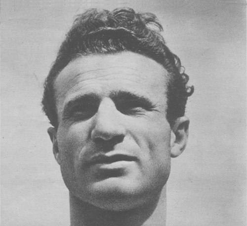 A head shot of Mazzola in the 1940s