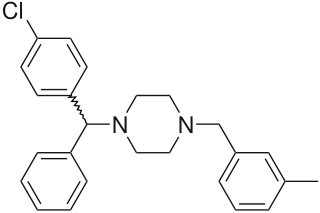 <span class="mw-page-title-main">Meclizine</span> Chemical compound