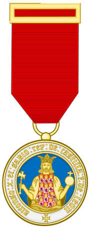 File:Medal of the Civil Order of Alfonso X, the Wise.svg