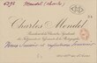 assinatura de Charles Mendel