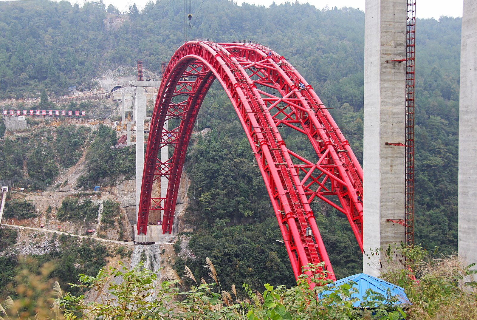 Цинцзян. High Bridge. Yongji Gouzhuang. Yongji.