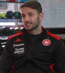 After 7 seasons, 221 matches and 41 goals for Sydney FC, Milos Ninkovic left Sydney FC at the conclusion of the 2021-22 A-League season over a contract dispute, and subsequently signed with the Western Sydney Wanderers Milos Ninkovic 2022.png