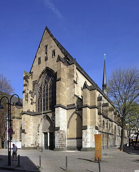 Minoritenkirche Köln im Frühling (1898 1900)