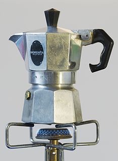 Die Espressokanne, italienisch