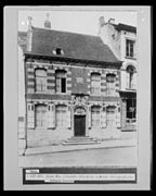 Mons, rue d'Havré, Refuge de l'abbaye de Bélian en 1917