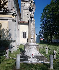 Monumento ai caduti nella Guerra di liberazione, Mezzano Rondani.