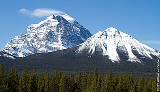 Little Temple Mountain in Banff NP, Alberta, Canada