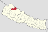 Mugu District in Nepal 2015.svg
