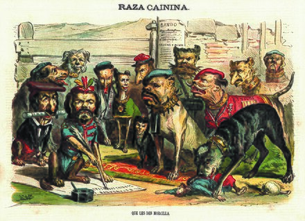 Satire was used in attempts to discredit the opposition, whether Liberal or Royalist (Carlist)