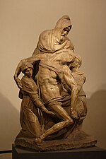 Миниатюра для Файл:Museo dell'Opera di Santa Maria del Fiore. Michelangelo. Pieta.JPG