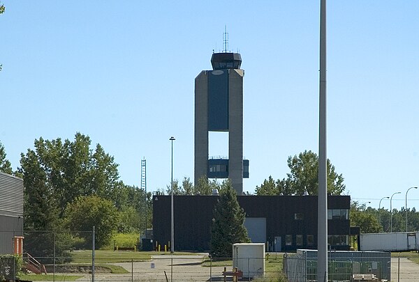 The control tower, Mirabel Airport