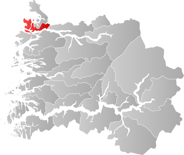 Vågsøy kommun i Sogn og Fjordane fylke.