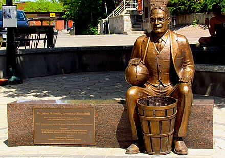 Sculpture of James Naismith