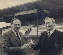 Opening of the grandstand. September 1984 New stand.jpg
