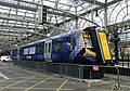 Class 380 mock-up at Glasgow Central