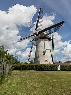 Nieuwerkerk Village in Zeeland, Netherlands