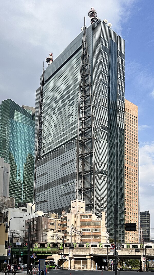 Headquarters in Shiodome, Minato, Tokyo