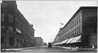 Nisbett Building (left) and Fairman Building (right), c. 1906 Nisbett and Fairman Buildings.jpg