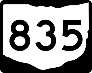 <span class="mw-page-title-main">Ohio State Route 835</span> State highway in Montgomery and Greene counties in Ohio, US