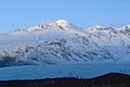 Alba soleggiata su Skaftafellsjökull