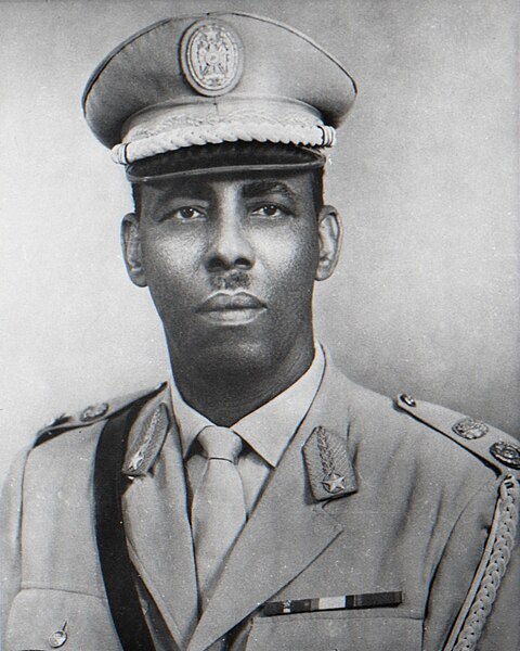 Somali Major General Mohamed Siad Barre, Chairman of the Supreme Revolutionary Council