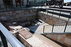 The excavated Beverley Gate of Kingston upon Hull, once the very starting point of the English Civil War.