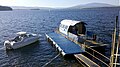 Một bến tàu nhỏ ở Hồ chứa nước Orava