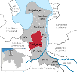 Ovelgönne - Carte