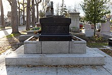 Tombe de Raymond Roussel au cimetière du Père-Lachaise.