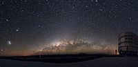 Thumbnail for File:Panoramic Large and Small Magellanic Clouds.jpg