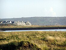 A view of Pentre Nicklaus. It shows the estate with houses.