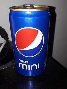 Cannette de Pepsi en format 222 ml.