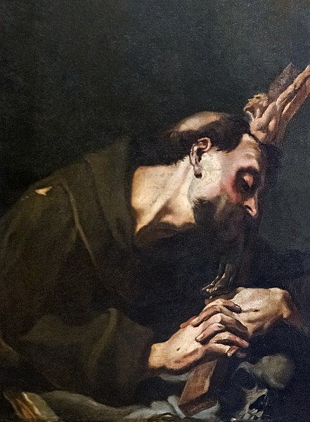 File:Pinacoteca Querini Stampalia - San Francesco in meditazione (c.1713) - Giambattista Tiepolo.jpg