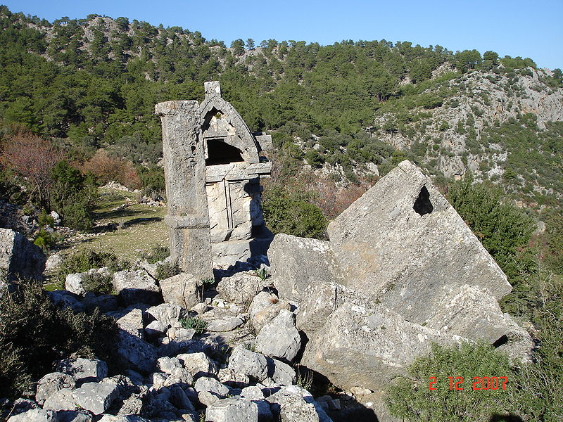 File:Pinara Lycian Rock Tomb.JPG