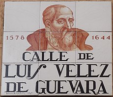 Placa de la calle de Luis Vélez de Guevara (cropped).JPG