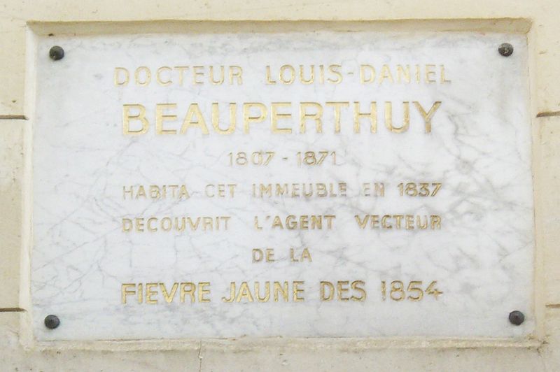 File:Plaque Beauperthuy, 8 rue des Francs-Bourgeois, Paris 3.jpg