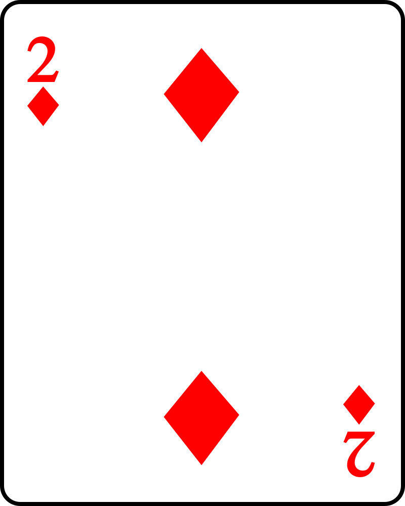 Playing card diamond 2.svg
