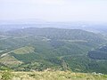 Čeština: Pohled z hřebene Taraboš k Moři, Černá Hora English: View from the Taraboš Mountain. Albanian border is located in the distance, Montenengro