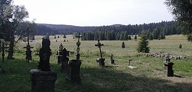 Cemetery in Pohoří na Šumavě