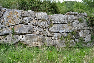 Polygonal masonry wall at Rusellae