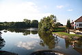 Čeština: Rybník Skalník ve Slavěticích, okr. Třebíč. English: Pond Skalník in Slavětice, Třebíč District.