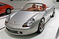 Photo de face de la Boxster Concept de 1993, au Porsche Museum.