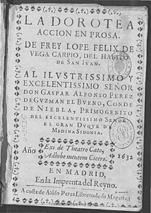 Portada de la primera edición de 1632