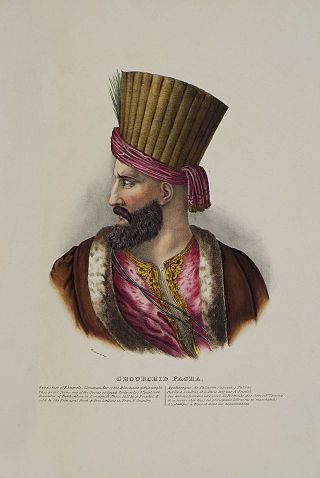 <span class="mw-page-title-main">Hurshid Pasha</span> Grand Vizier of the Ottoman Empire from 1812 to 1815