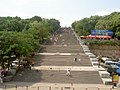 Image 9 Potemkin Stairs in Odesa, Ukraine. The higher perspective allows a person to see both the stairs and landings.