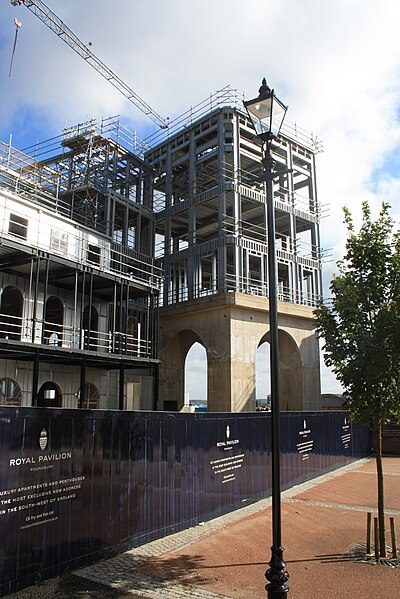 File:Poundbury Royal Pavilion under construction - geograph.org.uk - 4662374.jpg